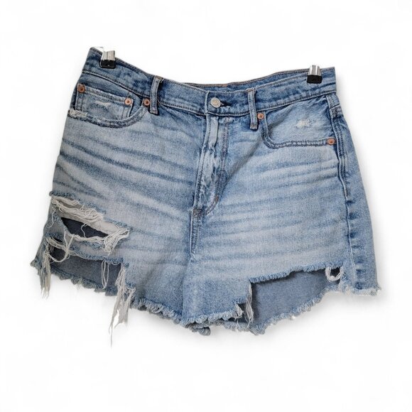 American Eagle Size 8 Highest Rise 90's Boyfriend Short, Destroyed.  Gently Used - Picture 1 of 12